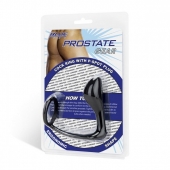 Стимулятор простаты с фиксацией эрекционным кольцом Prostate Gear - BlueLine - в Брянске купить с доставкой
