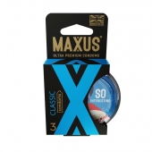 Классические презервативы в пластиковом кейсе MAXUS Classic - 3 шт. - Maxus - купить с доставкой в Брянске