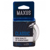 Классические презервативы в пластиковом кейсе MAXUS Classic - 3 шт. - Maxus - купить с доставкой в Брянске