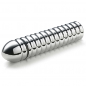 Рельефный фаллос для интенсивного электросекса Groovey George - 20 см. - MyStim - купить с доставкой в Брянске