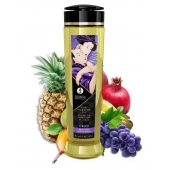 Массажное масло Libido Exotic Fruits с ароматом экзотических фруктов - 240 мл. - Shunga - купить с доставкой в Брянске