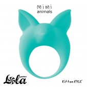Зеленое эрекционное кольцо Kitten Kyle - Lola Games - в Брянске купить с доставкой