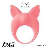 Оранжевое эрекционное кольцо Kitten Kyle - Lola Games - в Брянске купить с доставкой