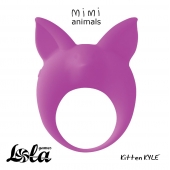 Фиолетовое эрекционное кольцо Kitten Kyle - Lola Games - в Брянске купить с доставкой