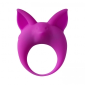 Фиолетовое эрекционное кольцо Kitten Kyle - Lola Games - в Брянске купить с доставкой