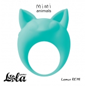 Зеленое эрекционное кольцо Lemur Remi - Lola Games - в Брянске купить с доставкой