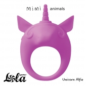 Фиолетовое эрекционное кольцо Unicorn Alfie - Lola Games - в Брянске купить с доставкой