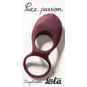 Бордовое эрекционное виброкольцо Daydream - Lola Games - в Брянске купить с доставкой