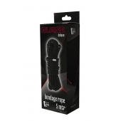 Черная веревка для шибари DELUXE BONDAGE ROPE - 5 м. - Dream Toys - купить с доставкой в Брянске