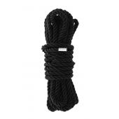 Черная веревка для шибари DELUXE BONDAGE ROPE - 5 м. - Dream Toys - купить с доставкой в Брянске