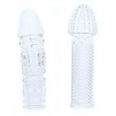 Комплект из 2 прозрачных насадок на пенис PENIS EXTENDER PACK - Dream Toys - в Брянске купить с доставкой