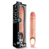 Телесный реалистичный фаллоудлинитель 10 Inch Silicone Cock Sheath Penis Extender - 25,4 см. - Blush Novelties - в Брянске купить с доставкой