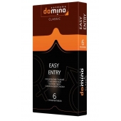 Презервативы с увеличенным количеством смазки DOMINO Easy Entry - 6 шт. - Domino - купить с доставкой в Брянске