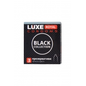 Черные презервативы LUXE Royal Black Collection - 3 шт. - Luxe - купить с доставкой в Брянске