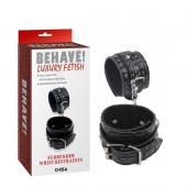 Черные наручники Surrender Wrist Restraints - Chisa - купить с доставкой в Брянске