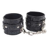 Черные наручники Surrender Wrist Restraints - Chisa - купить с доставкой в Брянске