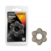 Дымчатое эрекционное кольцо Stay Hard Thick Bead Cock Ring - Blush Novelties - в Брянске купить с доставкой