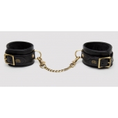 Черные оковы на ноги Bound to You Faux Leather Ankle Cuffs - Fifty Shades of Grey - купить с доставкой в Брянске