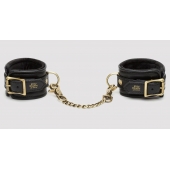 Черные наручники Bound to You Faux Leather Wrist Cuffs - Fifty Shades of Grey - купить с доставкой в Брянске