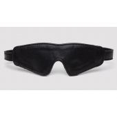 Черная плотная маска на глаза Bound to You Faux Leather Blindfold - Fifty Shades of Grey - купить с доставкой в Брянске