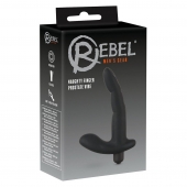 Черный вибромассажер простаты Naughty Finger Prostate Vibe - 13,8 см. - Orion - в Брянске купить с доставкой