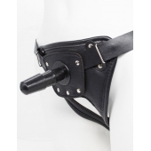Черный пояс для насадок CLASS STRAP Restyling - LOVETOY (А-Полимер) - купить с доставкой в Брянске