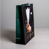 Бумажный пакет «Лучшему!» - 23 х 27 см. - Сима-Ленд - купить с доставкой в Брянске