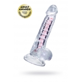 Прозрачный гибкий фаллоимитатор Paret - 18 см. - A-toys купить с доставкой в интернет-магазине Orgasmix в Брянске Прозрачный гибкий фаллоимитатор Paret - 18 см. - A-toys