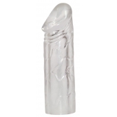 Удлиняющая насадка на пенис Mega Dick Sleeve Transparent - Orion - в Брянске купить с доставкой