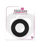 Набор из 3 эрекционных колец SILICONE COCKRINGS - Dream Toys - в Брянске купить с доставкой