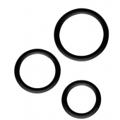 Набор из 3 эрекционных колец SILICONE COCKRINGS - Dream Toys - в Брянске купить с доставкой