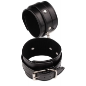 Черные оковы Classic Ankle Cuffs - Chisa - купить с доставкой в Брянске