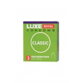 Гладкие презервативы LUXE Royal Classic - 3 шт. - Luxe - купить с доставкой в Брянске