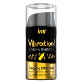 Жидкий интимный гель с эффектом вибрации Vibration! Vodka Energy - 15 мл. - INTT - купить с доставкой в Брянске