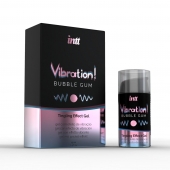 Жидкий интимный гель с эффектом вибрации Vibration! Bubble Gum - 15 мл. - INTT - купить с доставкой в Брянске