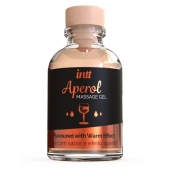 Массажный гель с согревающим эффектом Aperol - 30 мл. - INTT - купить с доставкой в Брянске