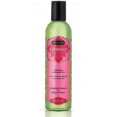 Массажное масло Naturals Strawberry Dreams с ароматом клубники - 236 мл. - Kama Sutra - купить с доставкой в Брянске