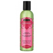 Массажное масло Naturals Strawberry Dreams с ароматом клубники - 59 мл. - Kama Sutra - купить с доставкой в Брянске