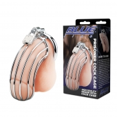 Металлическая клетка Prisoner Cock Сage с замком - BlueLine - купить с доставкой в Брянске