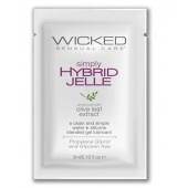 Гель-лубрикант на водно-силиконовой основе Simply Hybrid Jelle - 3 мл. - Wicked - купить с доставкой в Брянске
