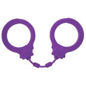 Фиолетовые силиконовые поножи Limitation - Lola Games - купить с доставкой в Брянске
