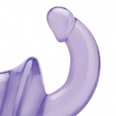 Фиолетовый безремневой страпон Strapless Strap-On - Lux Fetish - купить с доставкой в Брянске