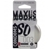 Экстремально тонкие презервативы в железном кейсе MAXUS Extreme Thin - 3 шт. - Maxus - купить с доставкой в Брянске