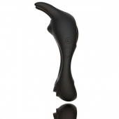 Черное эрекционное кольцо с двумя моторами Zeus Dual Vibe Cock Ring - FeelzToys - в Брянске купить с доставкой