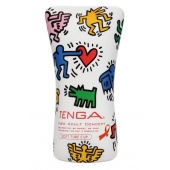 Мастурбатор-туба Keith Haring Soft Tube CUP - Tenga - в Брянске купить с доставкой