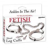 Металлические наручники Metal Leg Cuffs - Pipedream - купить с доставкой в Брянске