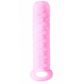 Розовый фаллоудлинитель Homme Long - 13,5 см. - Lola Games - в Брянске купить с доставкой