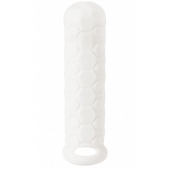 Белый фаллоудлинитель Homme Long - 15,5 см. - Lola Games - в Брянске купить с доставкой