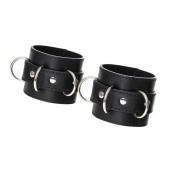 Черные наручники Anonymo на сцепке - ToyFa - купить с доставкой в Брянске