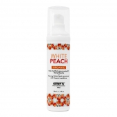 Разогревающее массажное масло Gourmet White Peach Organic с органическими ингредиентами - 50 мл. - Exsens - купить с доставкой в Брянске